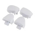 R1 L1 R2 L2 Trigger Buttons With Springs For PlayStation 5 Controller (White, BDM-020) (8 Piece Set)