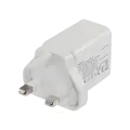 AmpSentrix 20W Dual-Port (USB-C + USB-A) Wall Adapter (220V / UK Plug)
