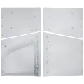 Faceplate Cover (Top & Bottom) For Sony PlayStation 5 Slim Disc Edition (White)