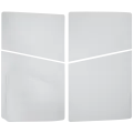 Faceplate Cover (Top & Bottom) For Sony PlayStation 5 Slim Disc Edition (White)