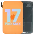 Back Glass w/ MagSafe Magnet & NFC For iPhone 17 Pro Max (Service Pack) (Cosmic Orange)
