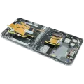 Inner OLED Assembly With Frame For Oppo Find N3 Flip (Refurbished) (Black)