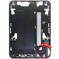 Mid-Frame Housing W/ Charging Port Flex & Small Parts For iPhone 16e / 17e (US Version) (Used OEM Pull: Grade C) (Black)