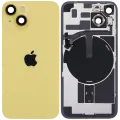 Back Glass w/ MagSafe Magnet & NFC & Flashlight Flex For iPhone 14 (Genuine OEM) (Yellow)