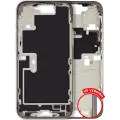 Mid-Frame Housing W/ Small Parts For iPhone 16 Pro Max (US Version) (Used OEM Pull: Grade C) (Natural Titanium)