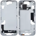 Mid-Frame Housing W/ Small Parts For iPhone 15 (EU / Global Version) (Used OEM Pull: Grade C) (Blue)