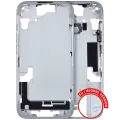Mid-Frame Housing W/ Small Parts For iPhone 15 (EU / Global Version) (Used OEM Pull: Grade C) (Blue)