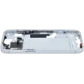 Mid-Frame Housing W/ Small Parts For iPhone 15 (EU / Global Version) (Used OEM Pull: Grade C) (Blue)