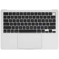 Top Case with Battery and Keyboard (ANSI US) For MacBook Air 13" A3240 (2025) (Used OEM Pull: Grade B) (Silver)