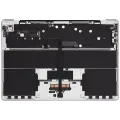 Top Case with Battery and Keyboard (ANSI US) For MacBook Air 13" A3240 (2025) (Used OEM Pull: Grade B) (Silver)