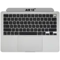 Top Case with Battery and Keyboard (ANSI US) For MacBook Air 13" A3113 (Used OEM Pull: Grade A) (Silver)