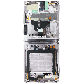 Inner OLED Assembly With Frame For Samsung Galaxy Z Flip  5G (US & International Version) (Refurbished) (Mirror Purple)