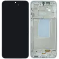 OLED Assembly With Frame For Samsung Galaxy A26 5G (A266 / 2025) (Aftermarket Plus) (White)