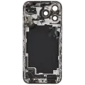 Back Housing W/ Charging Port Flex & Small Parts For iPhone 17 Pro Max (US Version) (Used OEM Pull: Grade B) (Silver)