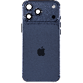 Back Housing W/ Charging Port Flex & Small Parts For iPhone 17 Pro Max (US Version) (Used OEM Pull: Grade B) (Deep Blue)