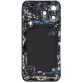 Back Housing W/ Charging Port Flex & Small Parts For iPhone 17 Pro Max (US Version) (Used OEM Pull: Grade B) (Deep Blue)