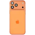 Back Housing W/ Charging Port Flex & Small Parts For iPhone 17 Pro Max (US Version) (Used OEM Pull: Grade C) (Cosmic Orange)