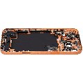 Back Housing W/ Charging Port Flex & Small Parts For iPhone 17 Pro Max (US Version) (Used OEM Pull: Grade C) (Cosmic Orange)