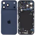 Back Housing W/ Charging Port Flex & Small Parts For iPhone 17 Pro Max (US Version) (Used OEM Pull: Grade C) (Deep Blue)