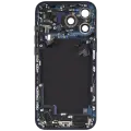 Back Housing W/ Charging Port Flex & Small Parts For iPhone 17 Pro Max (US Version) (Used OEM Pull: Grade C) (Deep Blue)