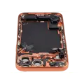 Back Housing W/ Charging Port Flex & Small Parts For iPhone 17 Pro Max (EU / Global Version) (Used OEM Pull: Grade B) (Cosmic Orange)