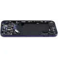 Back Housing W/ Charging Port Flex & Small Parts For iPhone 17 Pro Max (EU / Global Version) (Used OEM Pull: Grade B) (Deep Blue)