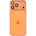 Back Housing W/ Charging Port Flex & Small Parts For iPhone 17 Pro Max (EU / Global Version) (Used OEM Pull: Grade C) (Cosmic Orange)
