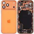 Back Housing W/ Charging Port Flex & Small Parts For iPhone 17 Pro Max (EU / Global Version) (Used OEM Pull: Grade C) (Cosmic Orange)