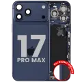 Back Housing W/ Charging Port Flex & Small Parts For iPhone 17 Pro Max (EU / Global Version) (Used OEM Pull: Grade C) (Deep Blue)