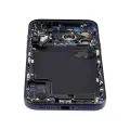 Back Housing W/ Charging Port Flex & Small Parts For iPhone 17 Pro Max (EU / Global Version) (Used OEM Pull: Grade C) (Deep Blue)