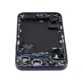 Back Housing W/ Charging Port Flex & Small Parts For iPhone 17 Pro Max (EU / Global Version) (Used OEM Pull: Grade C) (Deep Blue)