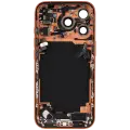 Back Housing W/ Charging Port Flex & Small Parts For iPhone 17 Pro (US Version) (Used OEM Pull: Grade B) (Cosmic Orange)