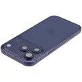 Back Housing W/ Charging Port Flex & Small Parts For iPhone 17 Pro (US Version) (Used OEM Pull: Grade B) (Deep Blue)