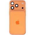 Back Housing W/ Charging Port Flex & Small Parts For iPhone 17 Pro (US Version) (Used OEM Pull: Grade C) (Cosmic Orange)