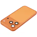 Back Housing W/ Charging Port Flex & Small Parts For iPhone 17 Pro (US Version) (Used OEM Pull: Grade C) (Cosmic Orange)