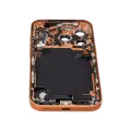 Back Housing W/ Charging Port Flex & Small Parts For iPhone 17 Pro (US Version) (Used OEM Pull: Grade C) (Cosmic Orange)