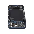 Back Housing W/ Charging Port Flex & Small Parts For iPhone 17 Pro (US Version) (Used OEM Pull: Grade C) (Deep Blue)
