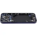 Back Housing W/ Charging Port Flex & Small Parts For iPhone 17 Pro (EU / Global Version) (Used OEM Pull: Grade C) (Deep Blue)