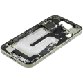 Mid-Frame Housing W/ Charging Port Flex & Small Parts For iPhone 17 (EU / Global Version) (Used OEM Pull: Grade B) (Sage)