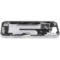 Mid-Frame Housing W/ Charging Port Flex & Small Parts For iPhone 17 (EU / Global Version) (Used OEM Pull: Grade B) (White)