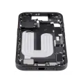 Mid-Frame Housing W/ Charging Port Flex & Small Parts For iPhone 17 (EU / Global Version) (Used OEM Pull: Grade B) (Black)