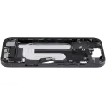 Mid-Frame Housing W/ Charging Port Flex & Small Parts For iPhone 17 (EU / Global Version) (Used OEM Pull: Grade B) (Black)
