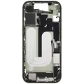 Mid-Frame Housing W/ Charging Port Flex & Small Parts For iPhone 17 (US Version) (Used OEM Pull: Grade C) (Sage)