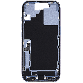 Mid-Frame Housing W/ Charging Port Flex & Small Parts For iPhone 17 (US Version) (Used OEM Pull: Grade C) (Mist Blue)