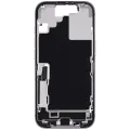Mid-Frame Housing W/ Charging Port Flex & Small Parts For iPhone 17 (US Version) (Used OEM Pull: Grade C) (White)