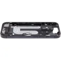Mid-Frame Housing W/ Charging Port Flex & Small Parts For iPhone 17 (US Version) (Used OEM Pull: Grade C) (Black)