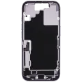 Mid-Frame Housing W/ Charging Port Flex & Small Parts For iPhone 17 (US Version) (Used OEM Pull: Grade B) (Lavender)
