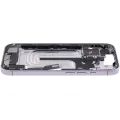 Mid-Frame Housing W/ Charging Port Flex & Small Parts For iPhone 17 (US Version) (Used OEM Pull: Grade B) (Lavender)