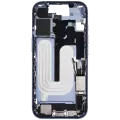 Mid-Frame Housing W/ Charging Port Flex & Small Parts For iPhone 17 (US Version) (Used OEM Pull: Grade B) (Mist Blue)