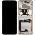 Inner OLED Assembly With Frame For Samsung Galaxy Z Flip 3 5G (US & International) (Refurbished) (White)
